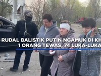 Rudal Balistik Putin Ngamuk di Kharkiv, 1 Orang Tewas, 74 Luka-luka