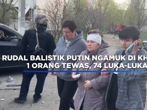 Rudal Balistik Putin Ngamuk di Kharkiv, 1 Orang Tewas, 74 Luka-luka