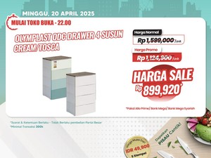 Beli Lemari Murah Meriah di Transmart Full Day Sale