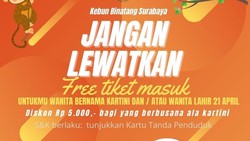 Siapkan Kebayamu! KBS Siapkan Promo Spesial Pengunjung Spesial Hari Kartini