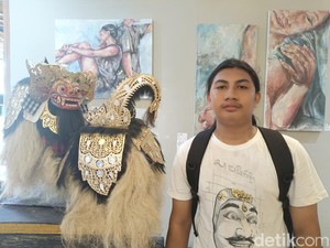 Uniknya Karya Mahasiswa ISI Bali, Kotak Amplop Berhias Barong Bergerak