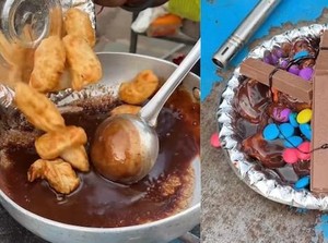 Unik! Pangsit Cokelat yang Manis Legit Viral di India