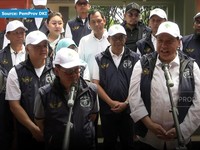 Megawati, Pramono - Chairul Tanjung Tanam 7.500 Mangrove di PIK