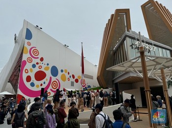Paviliun Indonesia Petjah! Warga Asing Heboh Poco-poco di Expo Osaka