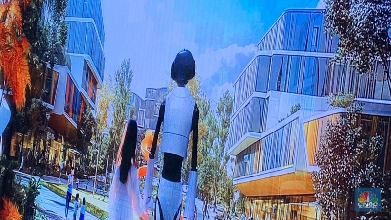 Pengunjung memadati Pasona Nature Verse dalam gelaran World Expo 2025 Osaka, Jepang, Sabtu (19/4/2025). (CNBC Indonesia/Arie Budi Prasetyo)