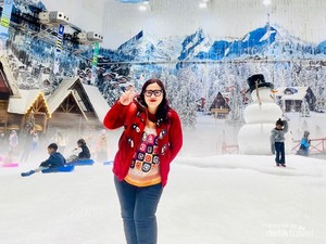Main Salju di Bekasi Tak Jauh Beda dengan Mount Titlis