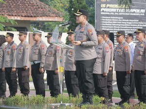Personel Polisi di Blitar Diingatkan Pentingnya Menjaga Kondusifitas