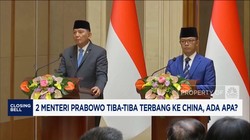 Video: 2 Menteri Prabowo Tiba-tiba Terbang ke China, Ada Apa?