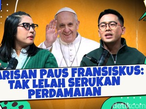 Warisan Paus Fransiskus: Tak Lelah Serukan Perdamaian