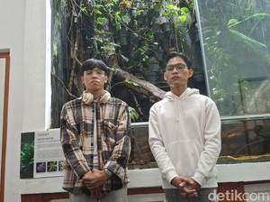 2 Pelaku Vandalisme Coret Adi+Santo di Kebun Raya Bogor Minta Maaf
