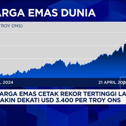 Video: Harga Emas Cetak Rekor Lagi Makin Dekati USD 3.400 Per Troy Ons