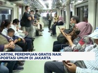Video: Hari Kartini, Perempuan Gratis Naik Transportasi Umum Jakarta