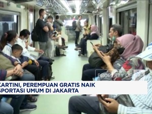 Video: Hari Kartini, Perempuan Gratis Naik Transportasi Umum Jakarta