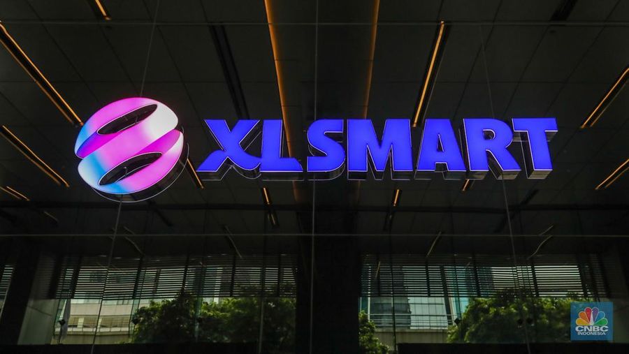 Ilustrasi XLSmart. (CNBC Indonesia/Faisal Rahman)