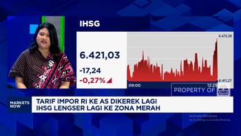 Video: Tarif Impor AS Untuk RI Naik Jadi 47%, IHSG Sesi I Anjlok