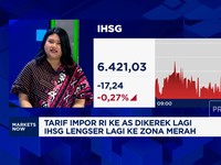 Video: Tarif Impor AS Untuk RI Naik Jadi 47%, IHSG Sesi I Anjlok