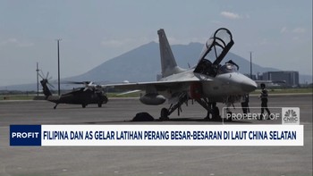 Video: Filipina & AS Gelar Latihan Perang Besar di Laut China Selatan