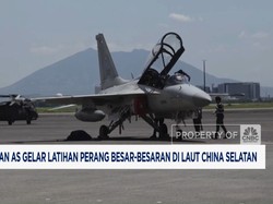 Video: Filipina & AS Gelar Latihan Perang Besar di Laut China Selatan