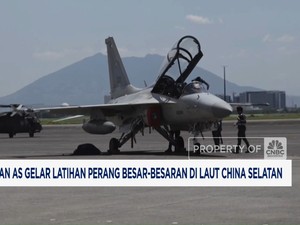Video: Filipina & AS Gelar Latihan Perang Besar di Laut China Selatan