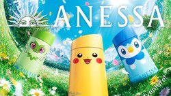Desain Pikachu Cs Tampil di ANESSA Nih