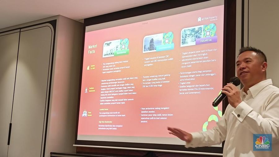 Presiden Direktur Astra Property Wibowo Muljono dalam media gathering Astra Property di Mandarin Oriental Hotel mengungkapkan kriteria penyewa terhadap pergudangan juga semakin selektif. (²©²ÊÍøÕ¾/Ferry Sandu)