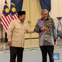 Wakil PM Malaysia Tiba di Istana, Prabowo: Kawan Lama Saya ini