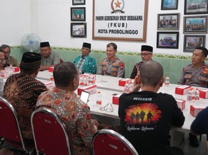 Silaturahmi Polres-FKUB Pererat Hubungan Polisi-Tokoh Agama Kota Probolinggo