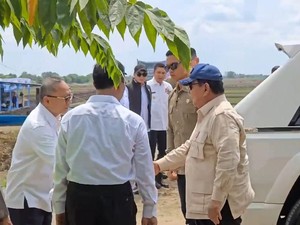 Menko Zulhas Dampingi Prabowo Hadiri Gerakan Menanam di Palembang