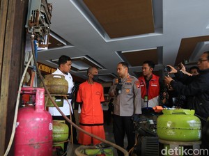 Komplotan Pengoplos Gas Subsidi di Nanggulan Kulon Progo Ditangkap