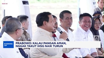 Video: Prabowo Tegaskan Asal Pangan Aman, IHSG Naik Turun Tak Masalah