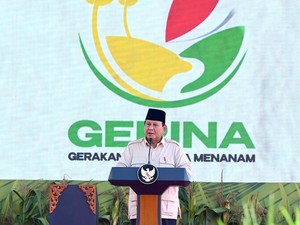 Prabowo Sebut Pangan Aman, Nggak Usah Takut Saham Turun
