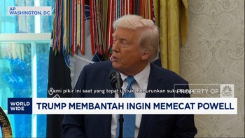 Video: Trump Bantah Ingin Pecat Gubernur The Fed