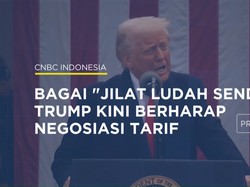 Video: Bagai "Jilat Ludah Sendiri" Trump Kini Berharap Negosiasi Tarif