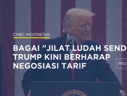 Video: Bagai "Jilat Ludah Sendiri", Trump Berharap Negosiasi Tarif