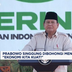 Video: Singgung Isu Dirinya Dibohongi Menteri, Prabowo: Tak Berdasar!