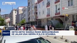 Video: Warga Panik Berhamburan ke Jalan Usai Gempa M 6,2 di Istanbul