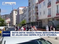 Video: Warga Panik Berhamburan ke Jalan Usai Gempa M 6,2 di Istanbul