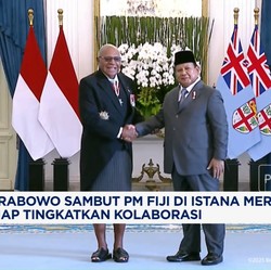 Video: Prabowo Sambut PM Fiji di Istana Merdeka, Siap Berkolaborasi