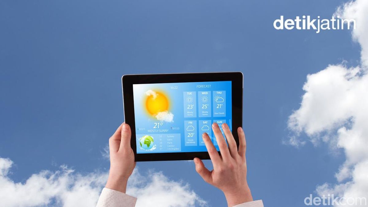Kota Mojokerto 35 Derajat Celsius, Bagaimana Cuaca Jatim Hari Ini?