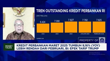 Video: Kredit Perbankan Maret 2025 Tumbuh Lebih Rendah, BI: Efek Trump