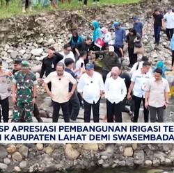 Video: KSP Apresiasi Pemda Lahat Bangun Irigasi Teknis Demi Swasembada