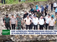 Video: KSP Apresiasi Pemda Lahat Bangun Irigasi Teknis Demi Swasembada