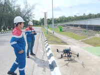 Pastikan Keandalan PLTS, Pertamina NRE Gunakan Drone & Teknologi AI
