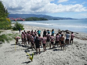 PSBS Biak Latihan di Pantai demi Jaga Kebugaran Jelang Kontra Barito Putera