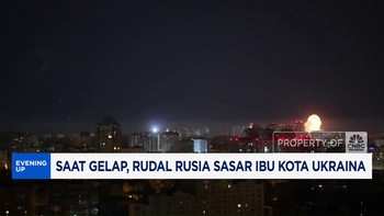 Video: Rudal dan Drone Rusia Serang Kota Kyiv Ukraina