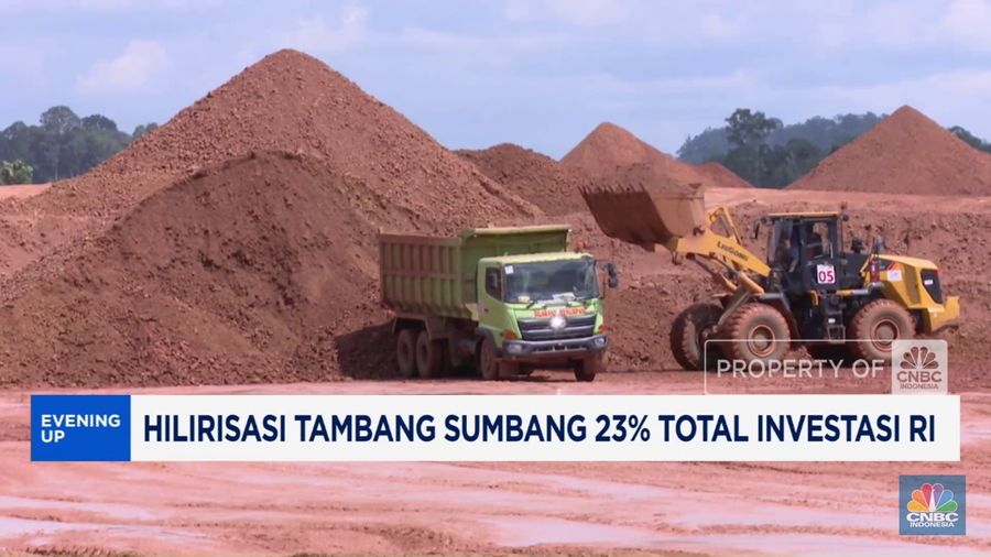 Sumbang 23% Total Investasi RI Disumbang Dari Hilirisasi Tambang