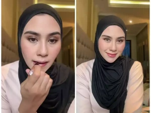 Tutorial Makeup ala Syahnaz Sadiqah, Hasilnya Flawless dan Elegan