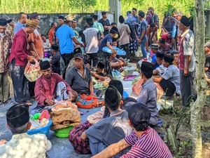 Panen Melimpah, Warga Desa Wonorejo Lamongan Gelar Nyadran