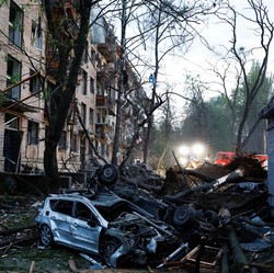 Putin Ngamuk! Kyiv Hujan Missil Semalaman, Ledakan di Mana-Mana