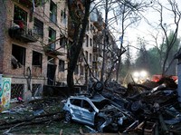 Putin Ngamuk! Kyiv Hujan Missil Semalaman, Ledakan di Mana-Mana